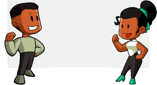 Dupla de personagens HMI ENFP