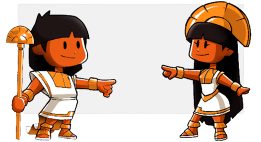 Dupla de personagens HMI ENTJ