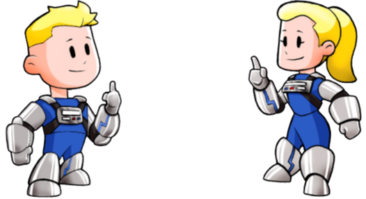 Dupla de personagens HMI ENTP