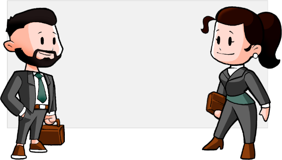 Dupla de personagens HMI ESTJ