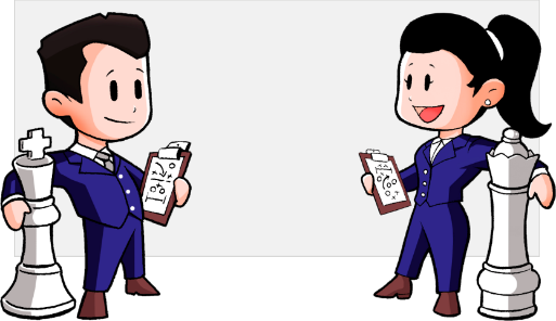 Dupla de personagens HMI INTJ