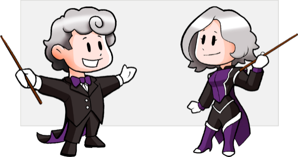 Dupla de personagens HMI ISTJ