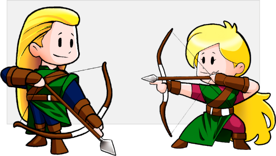 Dupla de personagens HMI ISTP